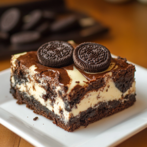 Oreo cheesecake brownie