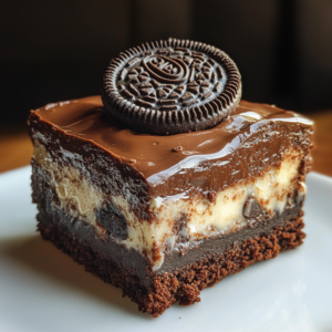 Oreo cheesecake brownie