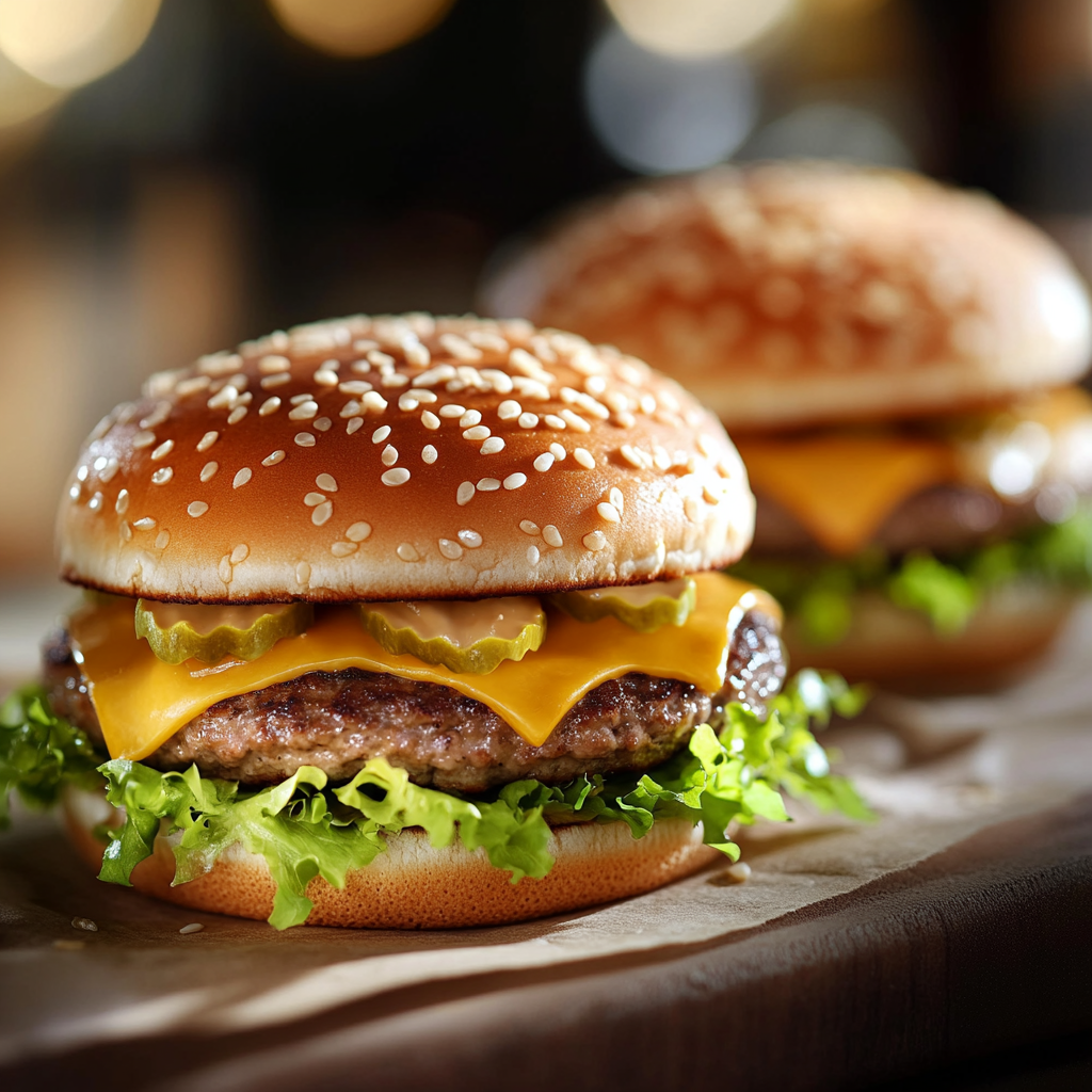 Mini Big Mac Cheeseburgers